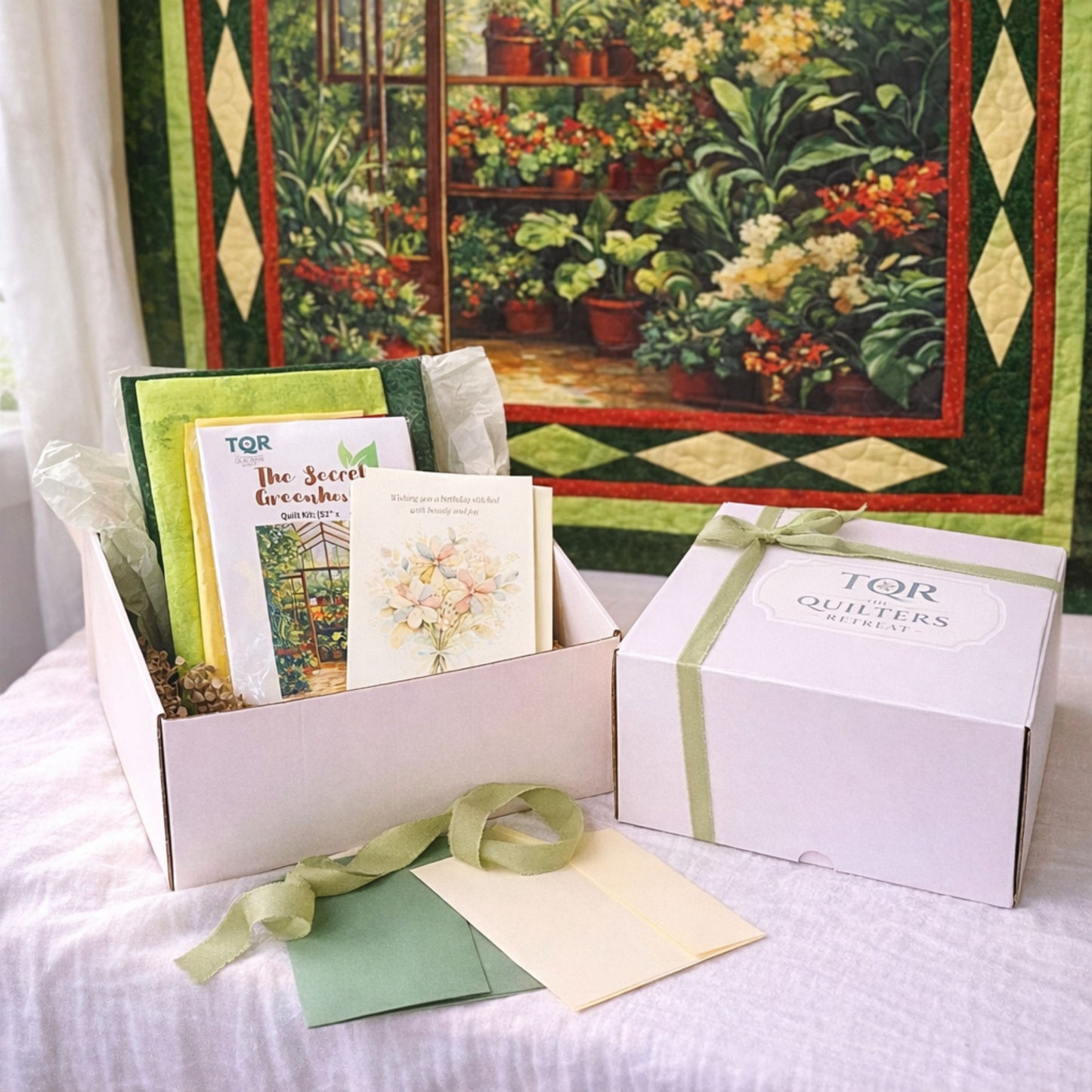 The Secret Greenhouse Quilt Kit Gift Box