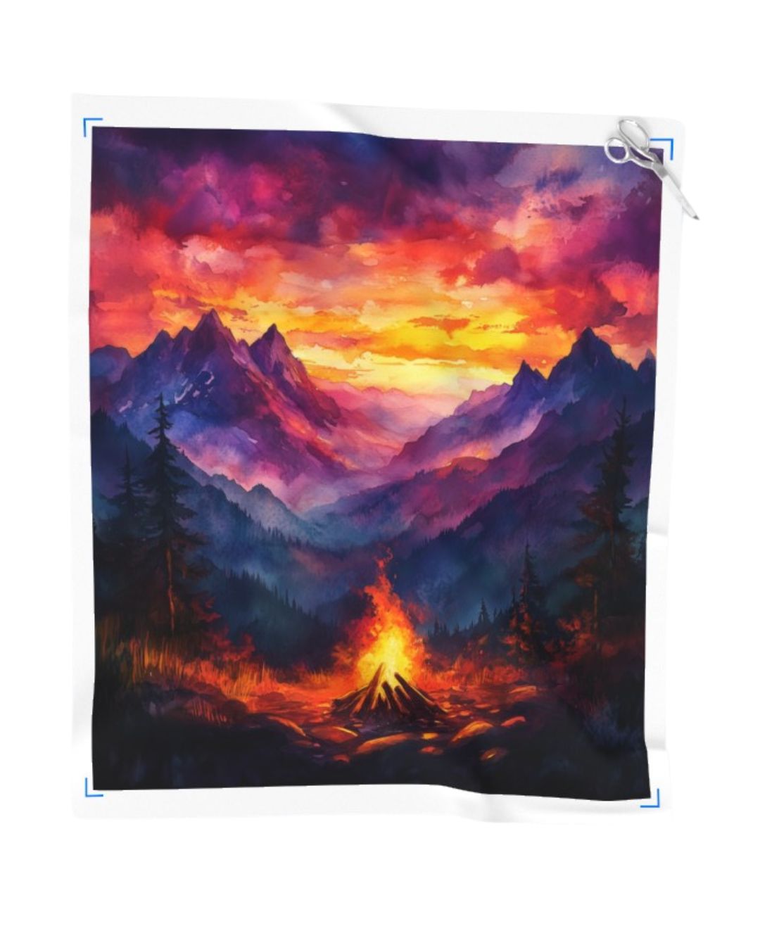 Moody Mountain Fabric Panel – 1 Yard