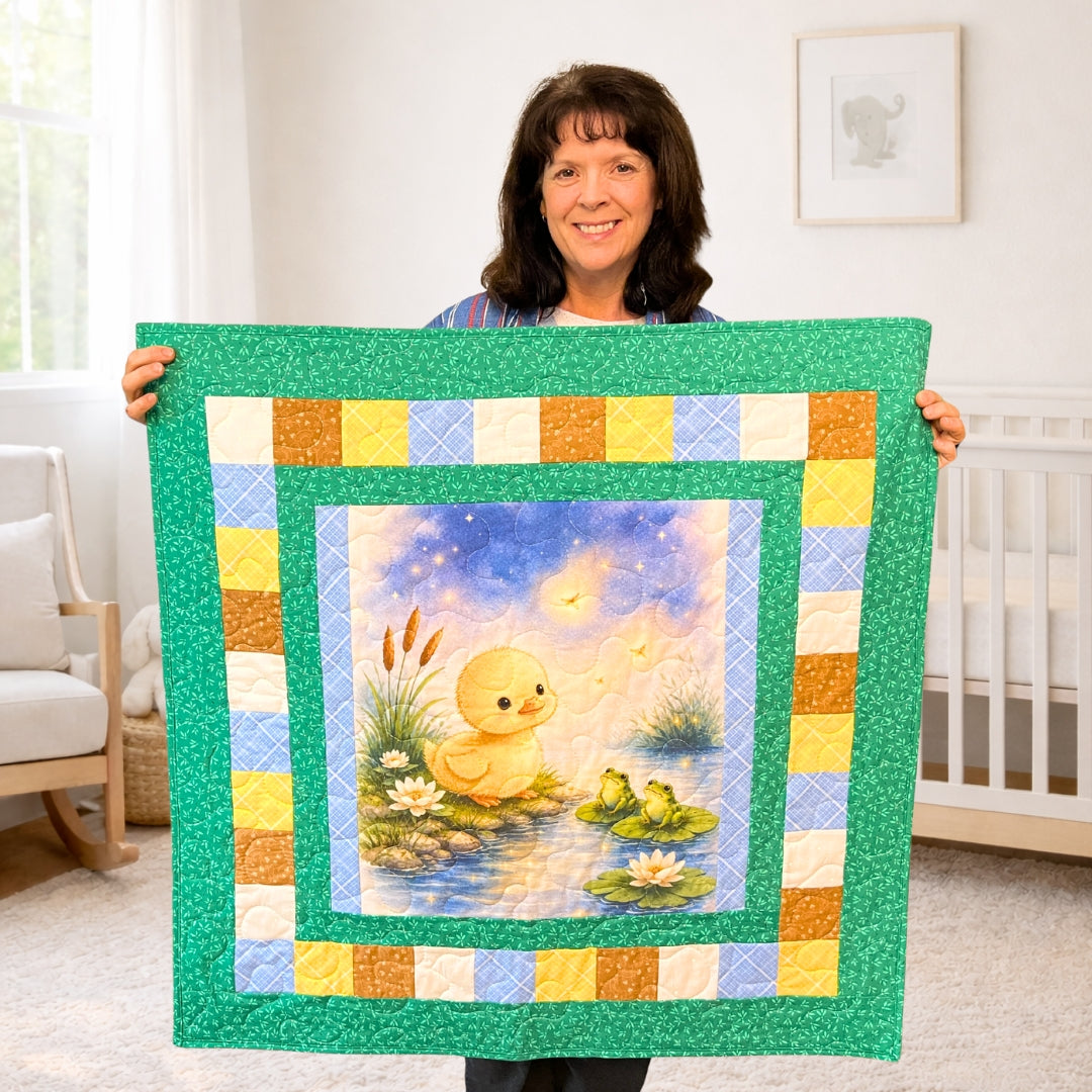Starlight Duckling Baby Quilt Kit