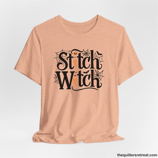 Stitch Witch Halloween Quilter's T-Shirt