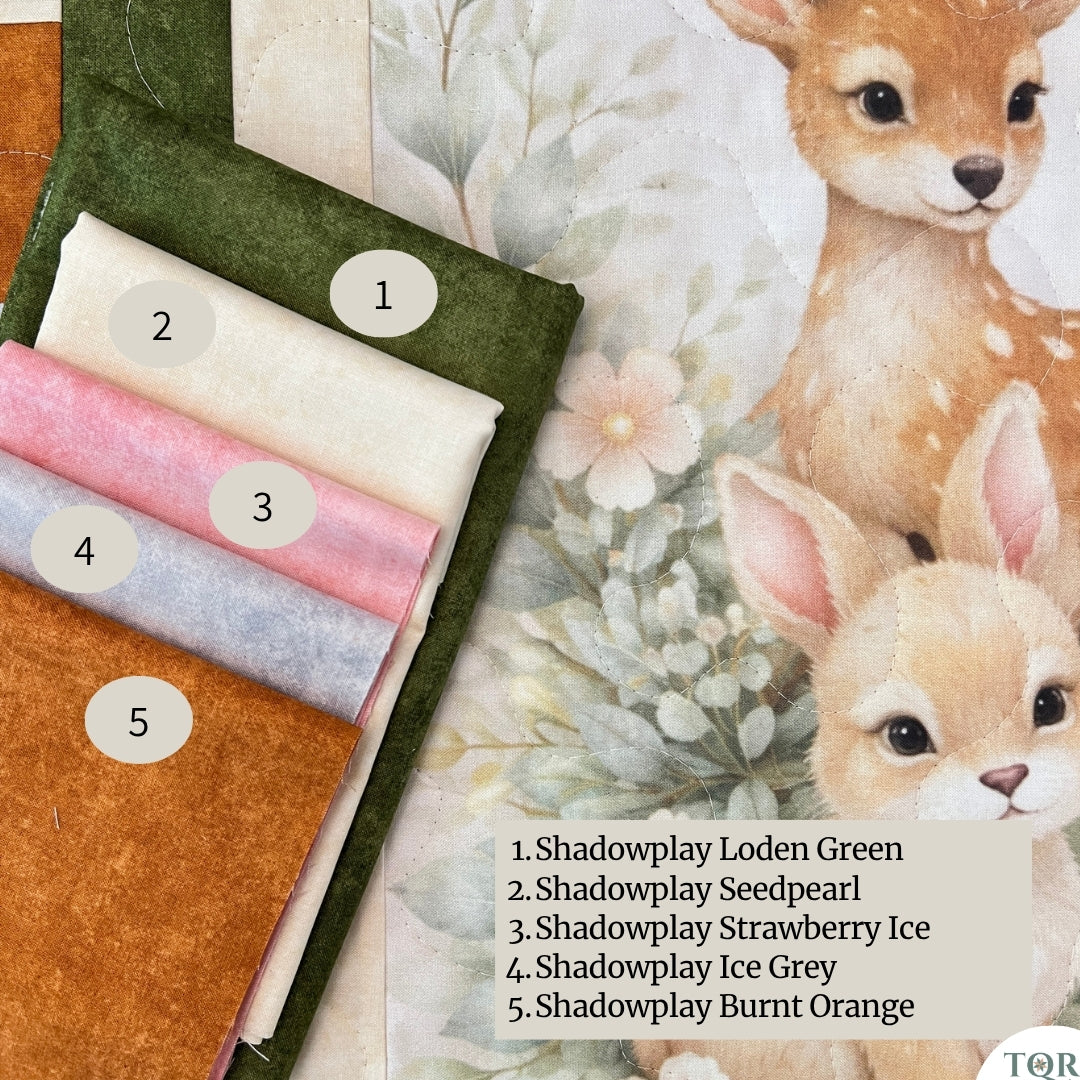 Woodland Friends Baby Quilt Kit